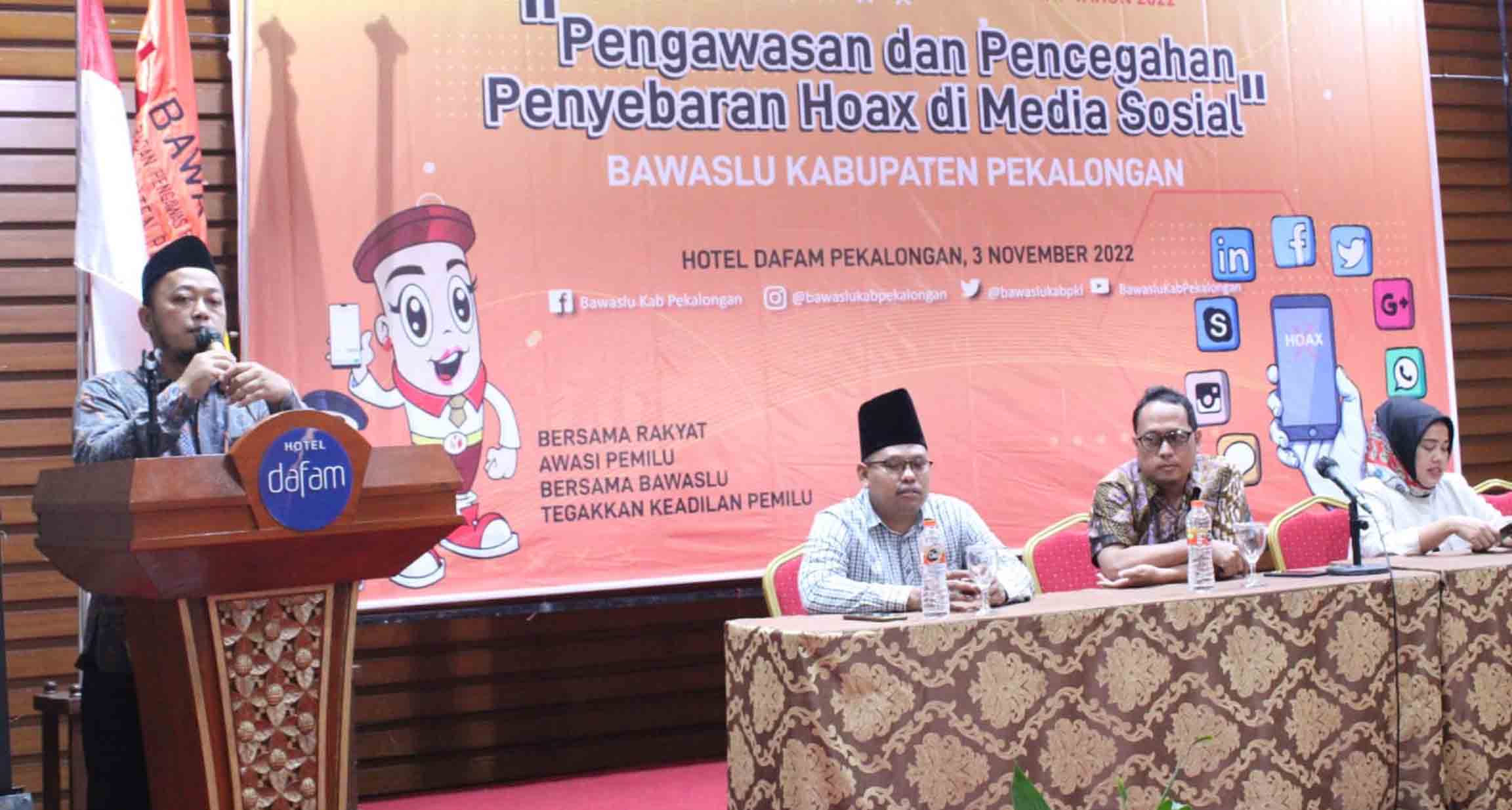 CEGAH HOAKS PEMILU, BAWASLU AJAK PEGIAT MEDSOS CIPTAKAN DEMOKRASI SEJUK