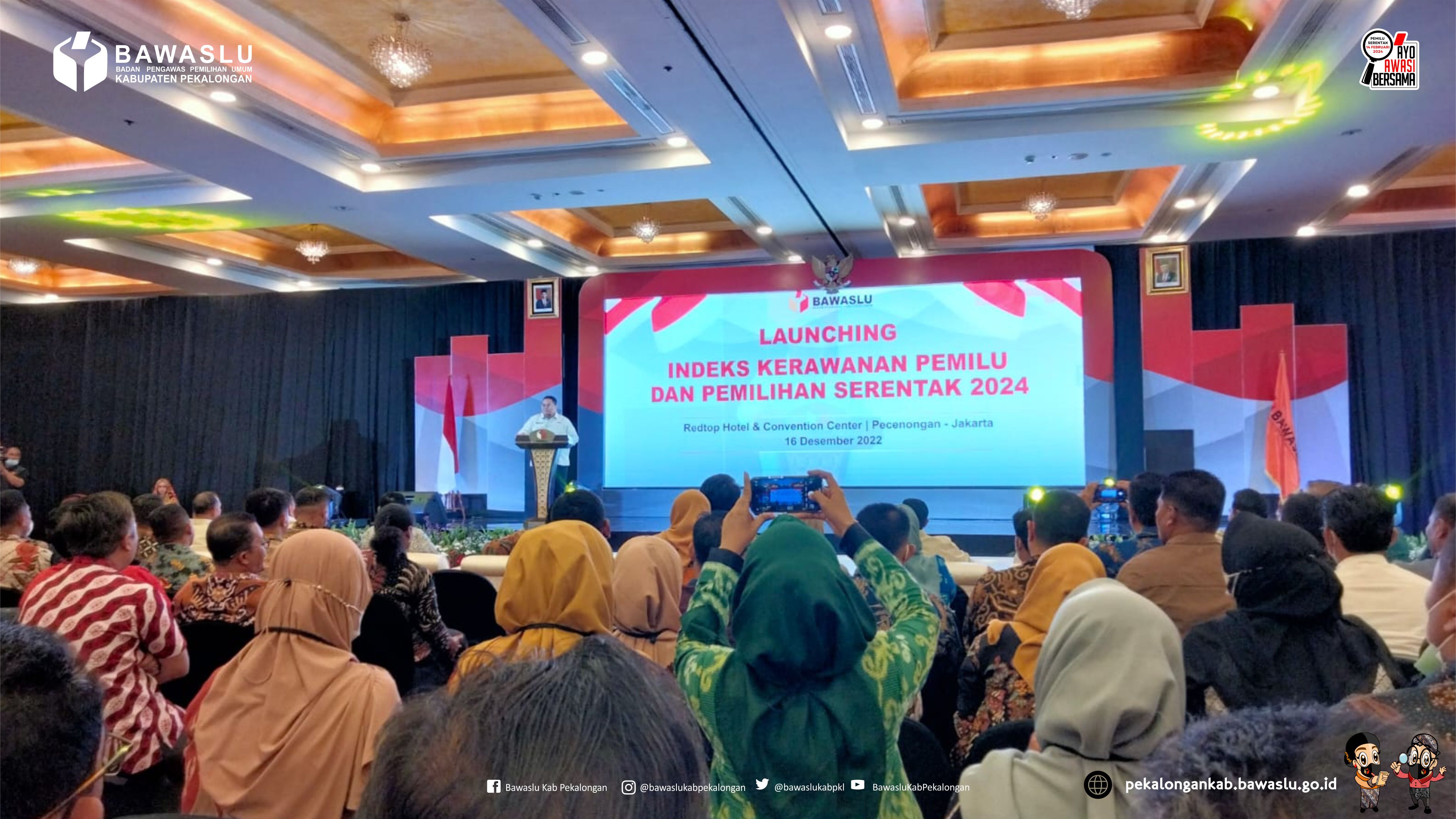 Bawaslu gelar launching Indeks Kerawanan Pemilu (IKP) pemilu dan pemilihan serentak 2024