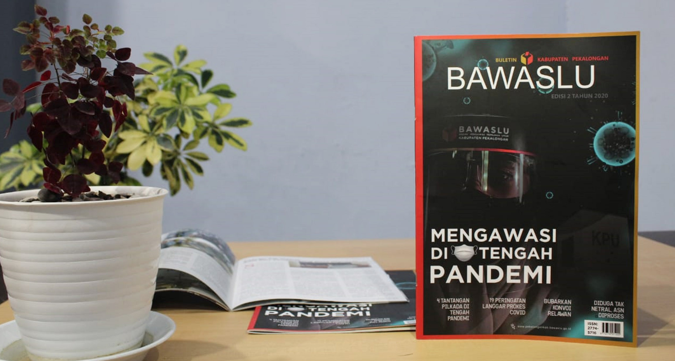 BAWASLU LUNCURKAN BULETIN MENGAWASI DITENGAH PANDEMI