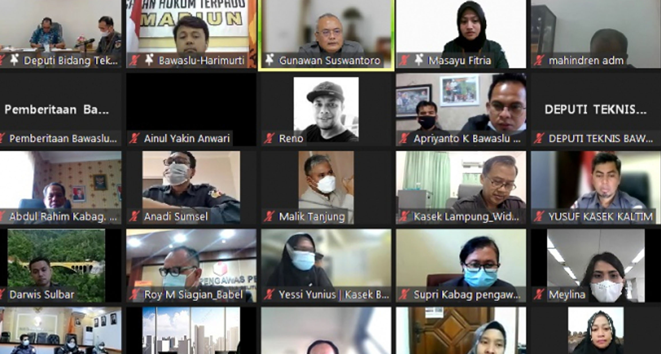 Rakor Teknis dengan Kasek Provinsi, Sekjen Ingatkan Peningkatan Kualitas SDM secara Cepat dan Tepat