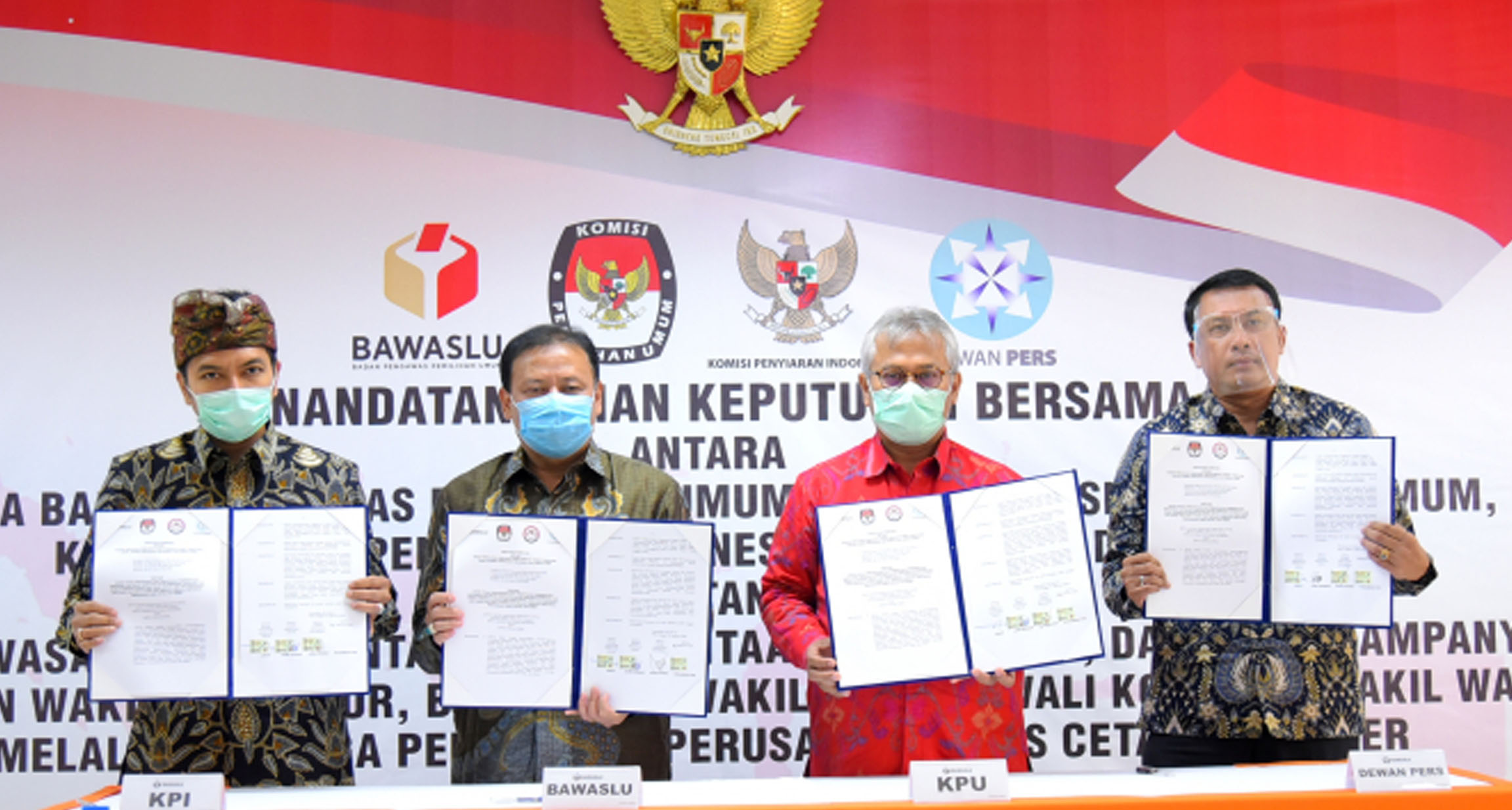 Bawaslu, KPU, KPI, dan Dewan Pers Bentuk Gugus Tugas Pengawasan Kampanye Pilkada 2020 di Media Massa