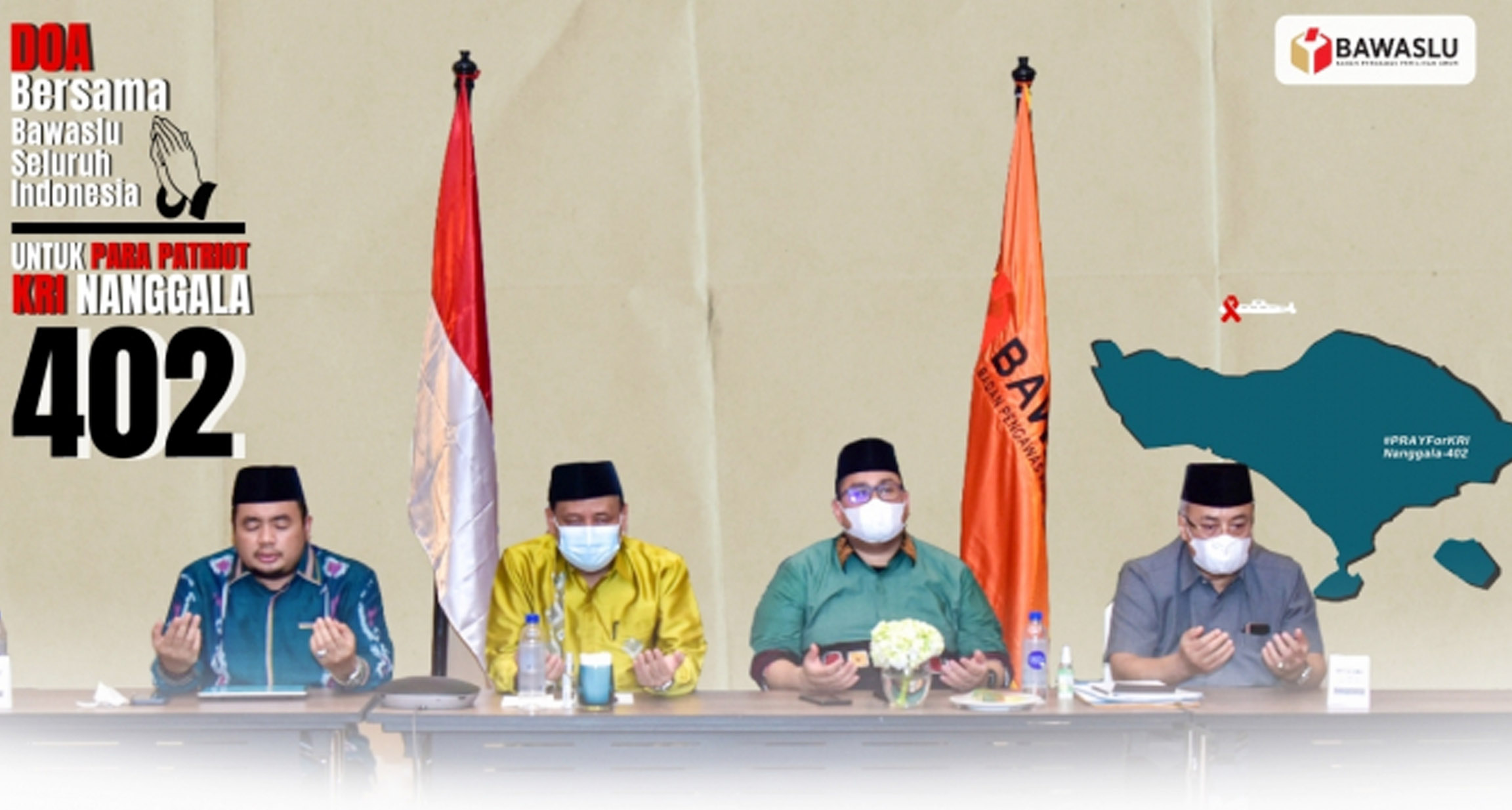 Bawaslu se-Indonesia Gelar Doa Bersama Korban KRI Nanggala 402