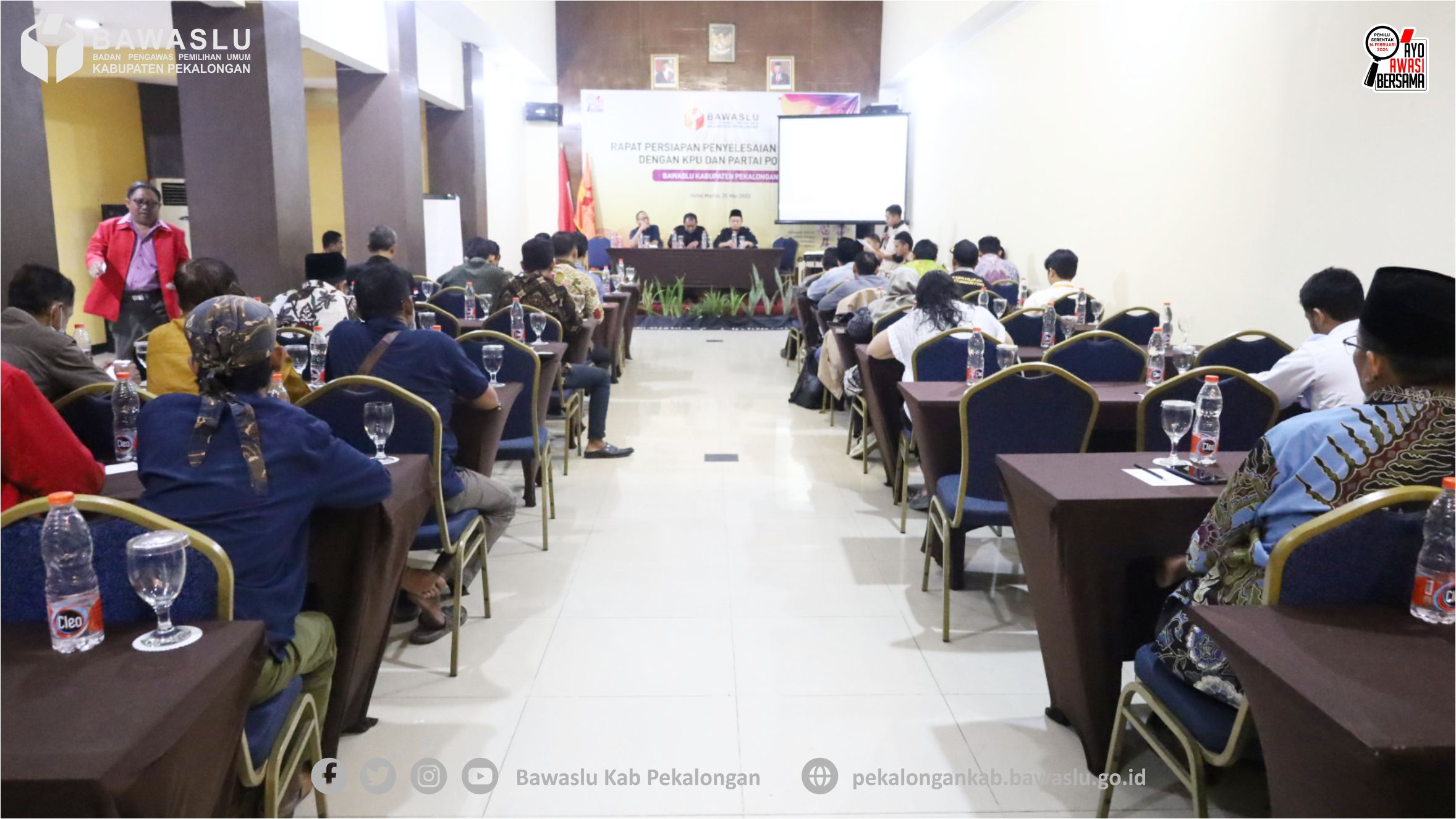 CEGAH SENGKETA, BAWASLU UNDANG KPU & PARPOL