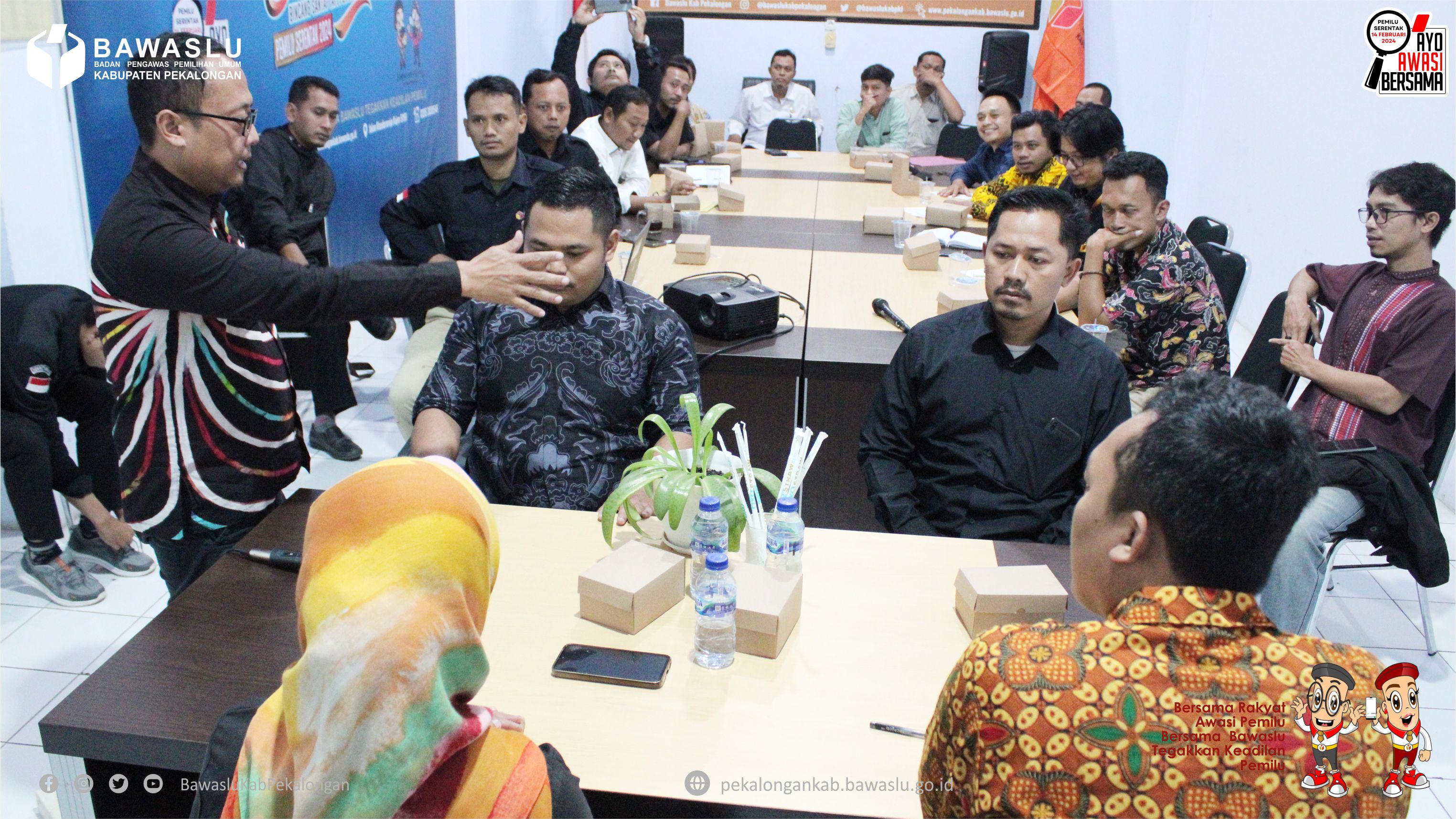 Mendekati Tahapan Kampanye, Panwaslucam Dibekali Simulasi Penyelesaian Sengketa Acara Cepat