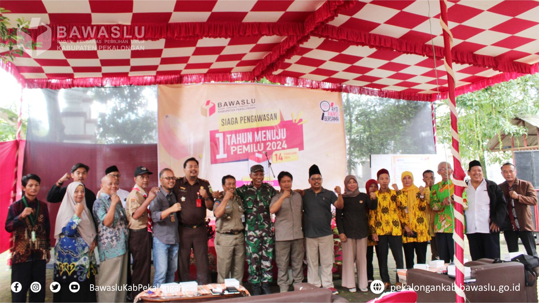 SATU TAHUN JELANG PEMILU 2024, BAWASLU GELAR SIAGA PENGAWASAN