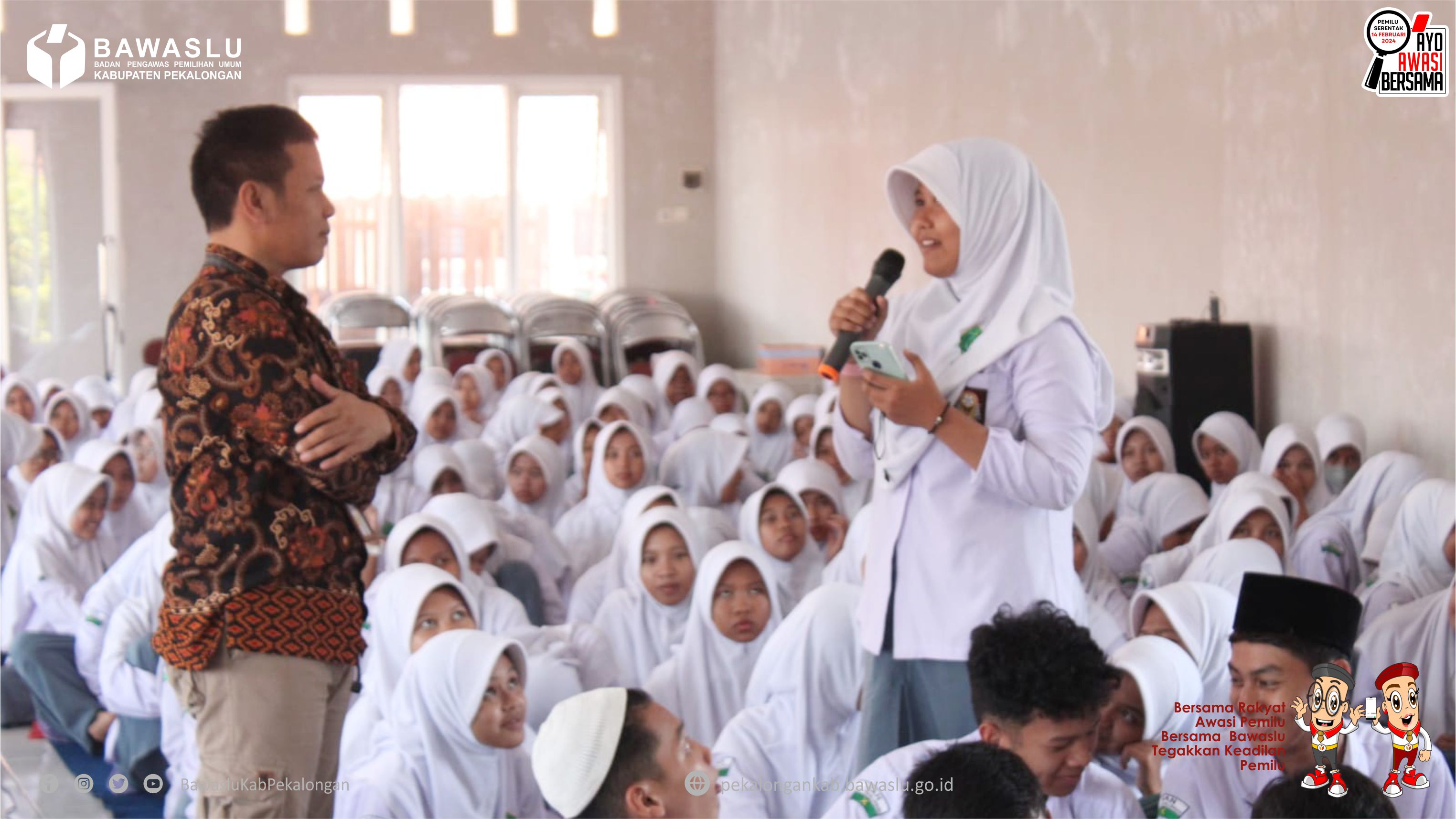 Di Hadapan Pemilih Pemula, Tohir Ajak Tolak Politik Uang