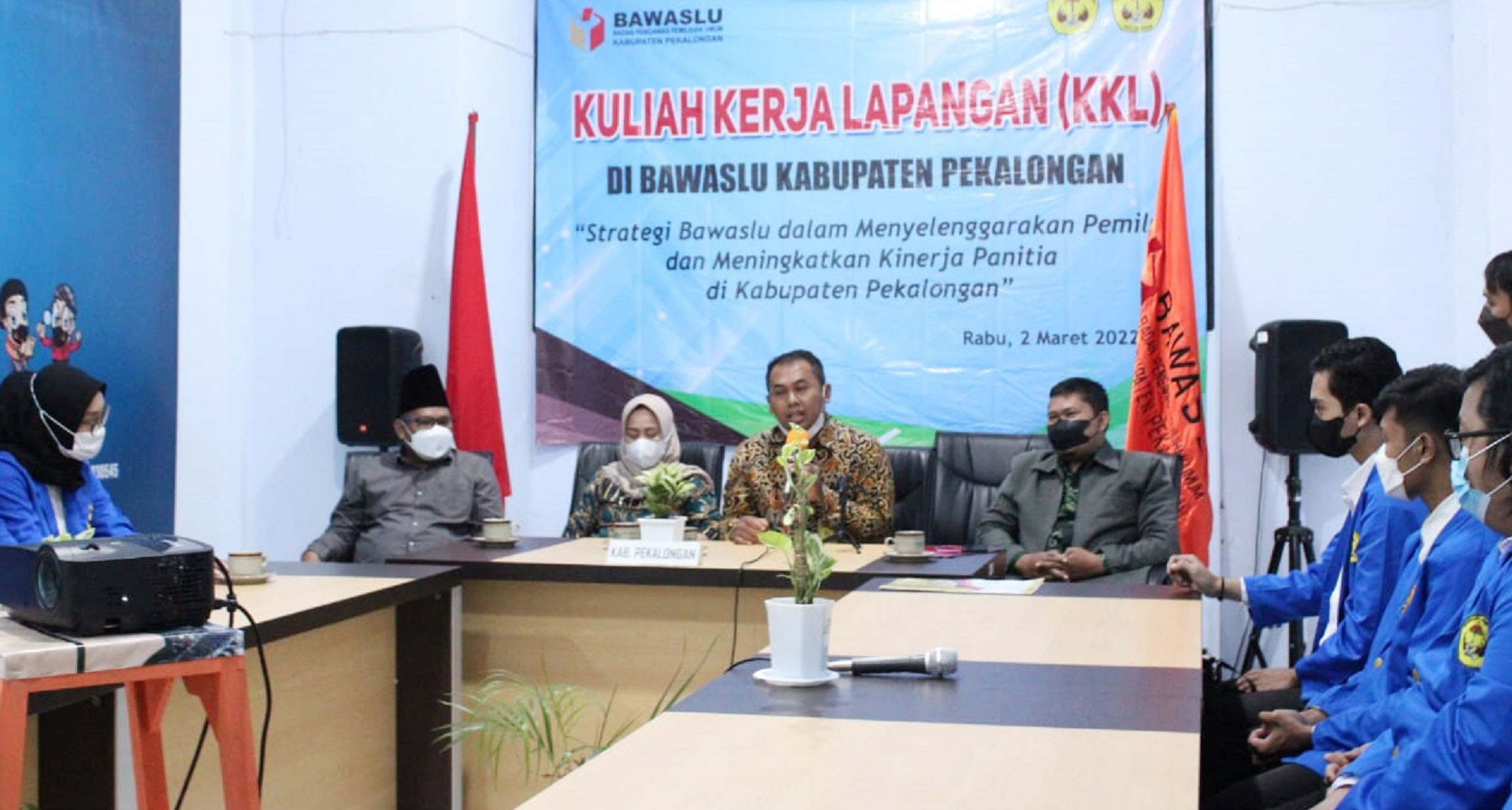 Bawaslu Terima Mahasiswa KKL Fakultas Hukum Unikal