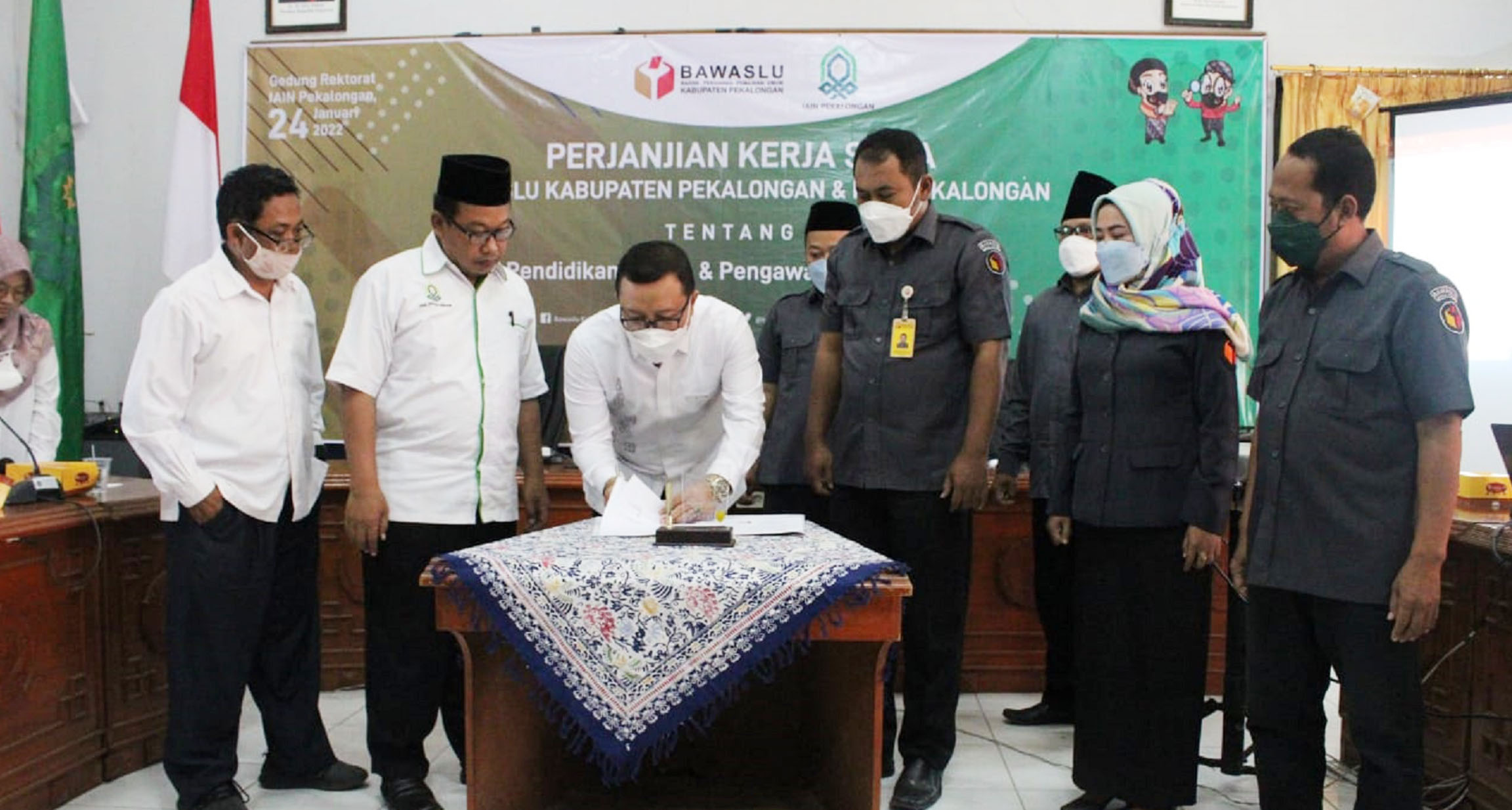 Bawaslu Jalin Kerjasama Dengan IAIN Pekalongan