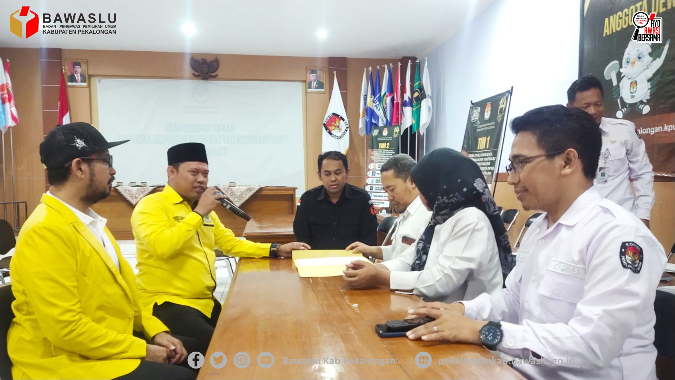 Pengawasan Hari Pertama : Belum Resmi Daftar, Golkar Hanya Serahkan Nama-nama Bacaleg