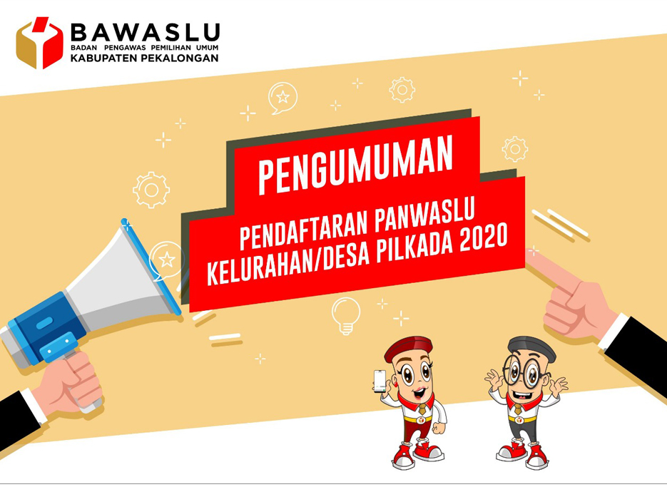 PENGUMUMAN PEREKRUTAN PANWASLU KELURAHAN/DESA