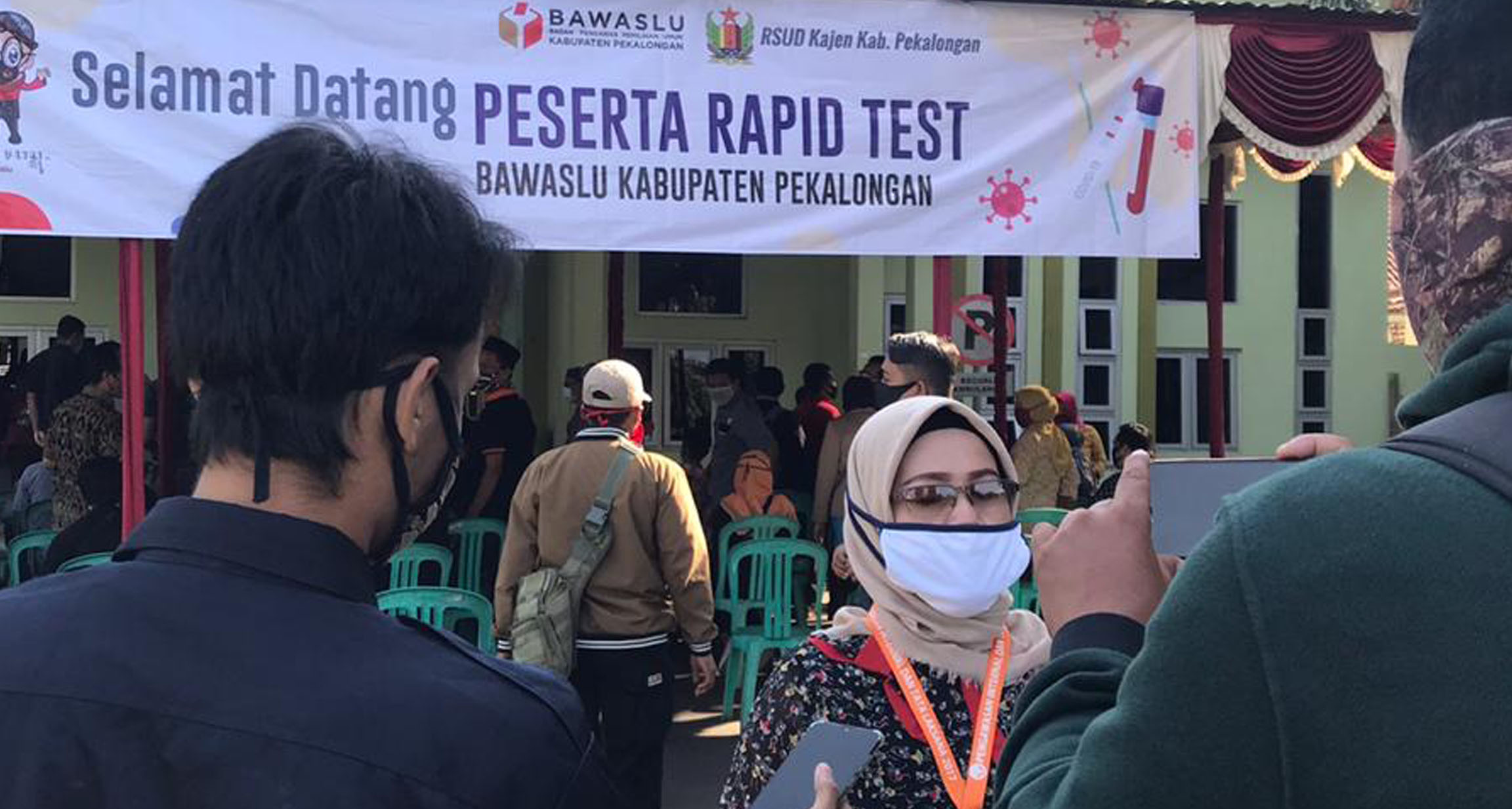 PENUHI PROTOKOL KESEHATAN, 357 JAJARAN BAWASLU JALANI RAPID TEST