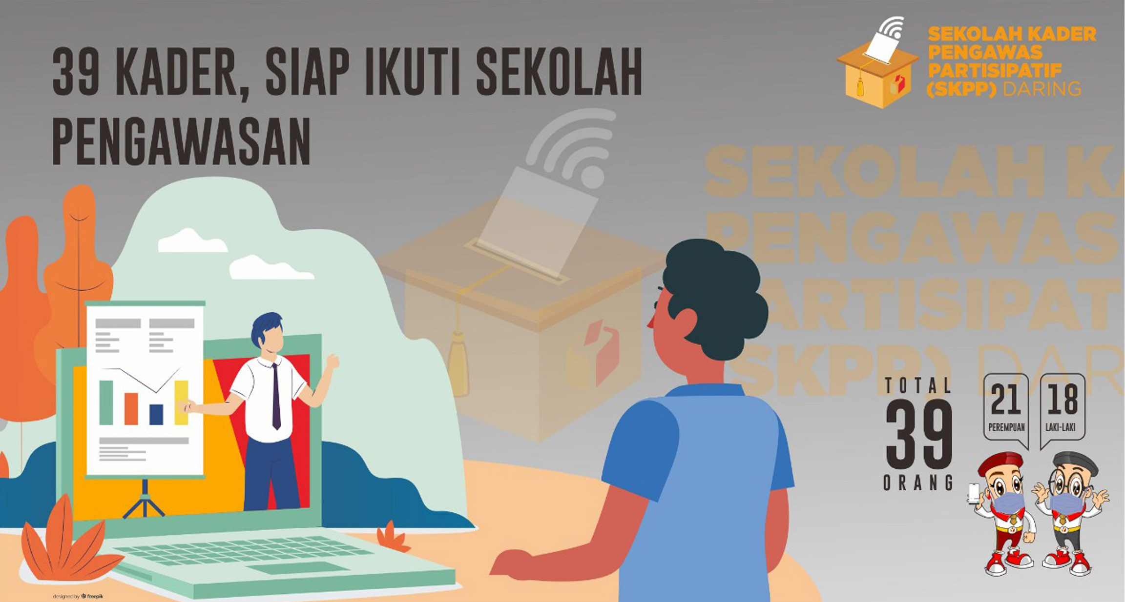 39 KADER, SIAP IKUTI SEKOLAH PENGAWASAN