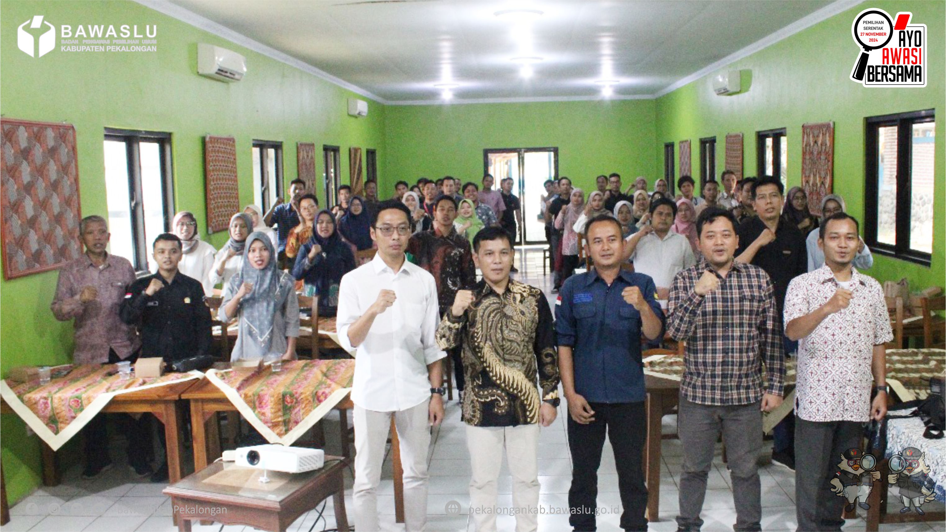 Bawaslu Kabupaten Pekalongan Gelar Pelatihan Kearsipan dan Kehumasan bagi Panwaslucam