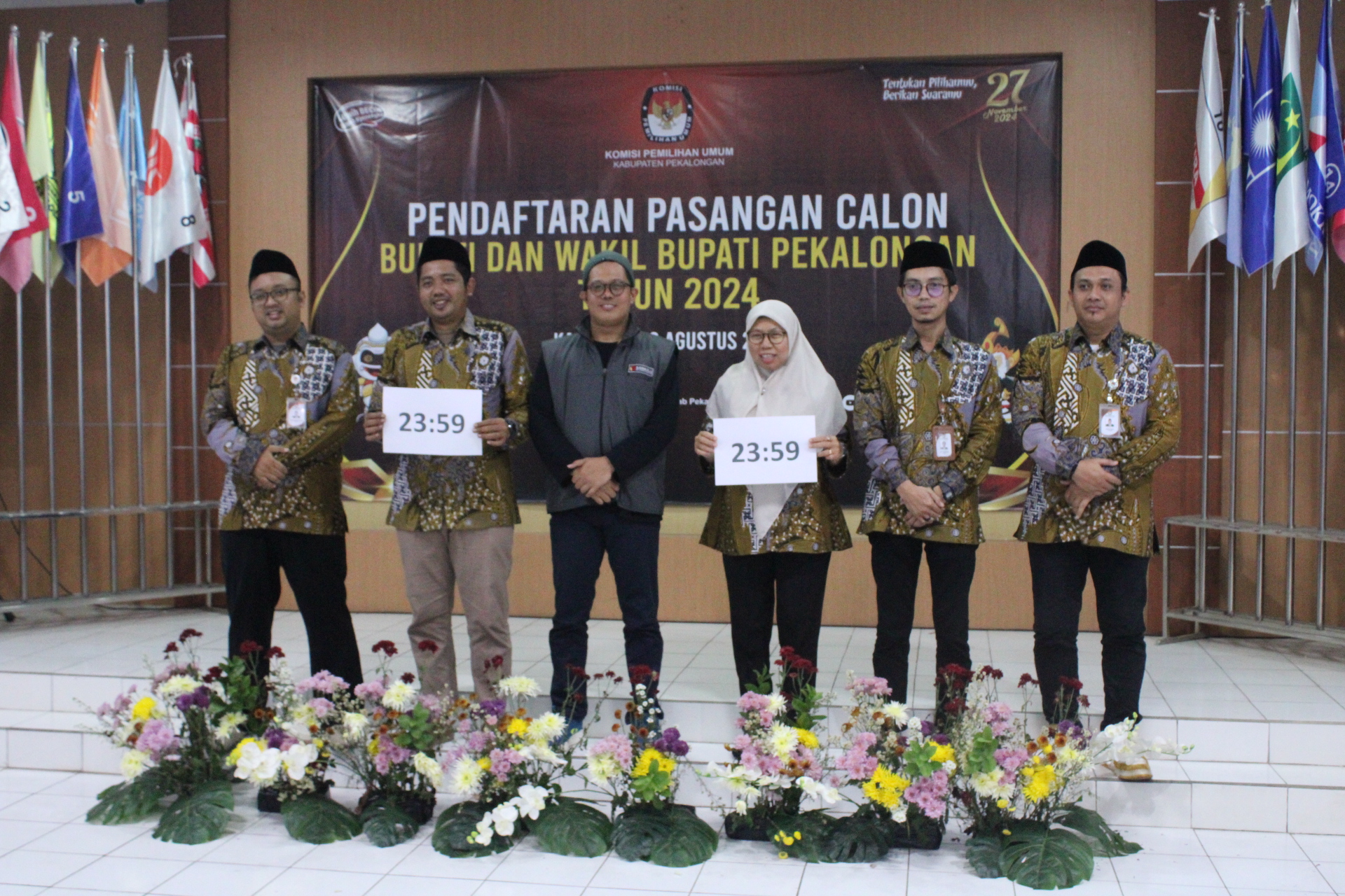 Pengawasan Hari Terakhir Pendaftaran Bapaslon Bupati dan Wakil Bupati Pekalongan 