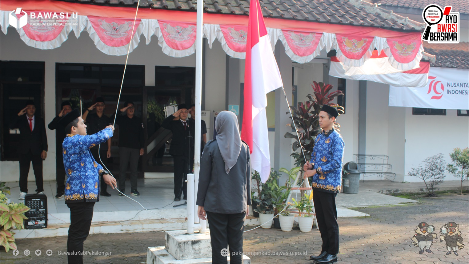 Upacara bendera hut ri 79