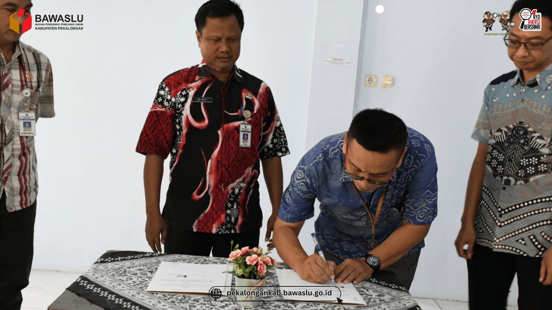 Bawaslu dan Dinas Arpusda Kabupaten Pekalongan Jalin Kerja Sama Pengelolaan Arsip Pemilu