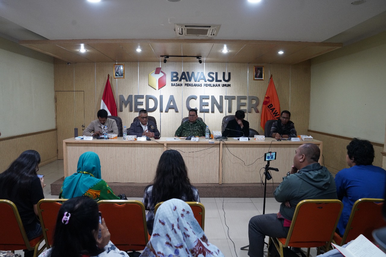 Forum Diskusi “Menakar Dampak Putusan MK terhadap Kontestasi 2029” di Media Center, Gedung Bawaslu RI, Rabu (9/7/2025)/Foto: Publikasi dan Pemberitaan Bawaslu