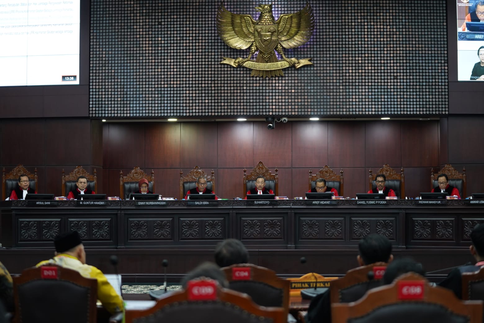 Bawaslu hadiri sidang putusan atau ketetapan oleh Perselisihan Hasil Pemilihan (PHP) Kepala Daerah oleh Mahkamah Konstitusi (MK) di Jakarta, Senin (26/5/2025). Foto: Publikasi dan Pemberitaan Bawaslu