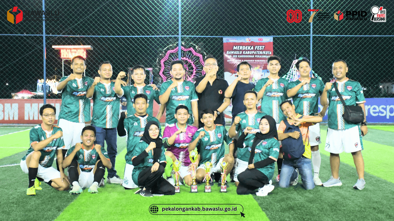 Bawaslu Kabupaten Pekalongan Sabet 4 Trofi di Merdeka Fest 2025, Jum'at (15/08/2025)