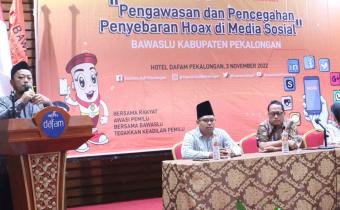 CEGAH HOAKS PEMILU, BAWASLU AJAK PEGIAT MEDSOS CIPTAKAN DEMOKRASI SEJUK