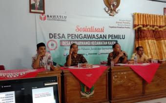 Kades Sabarwangi Dukung Desa Pengawasan Pemilu