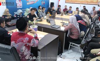 Jelang Penetapan DPS, Bawaslu-Panwascam Konsolidasikan Data Pengawasan