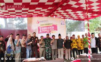 SATU TAHUN JELANG PEMILU 2024, BAWASLU GELAR SIAGA PENGAWASAN