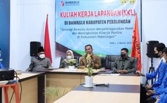 Bawaslu Terima Mahasiswa KKL Fakultas Hukum Unikal