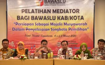 Penyelesaian Sengketa Pilkada 2020, Mediator Bawaslu Harus Tingkatkan Kemampuan