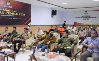Hadiri Peluncuran Tahapan Pemilu 2024, Bawaslu Siap Awasi Semua Tahapan