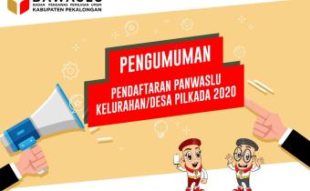PENGUMUMAN PEREKRUTAN PANWASLU KELURAHAN/DESA