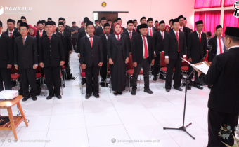 Pelantikan Panwascam Pilkada 2024