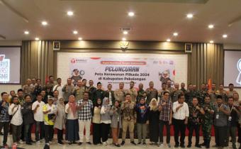 Peluncuran Peta Kerawanan Pilkada Kab Pekalongan