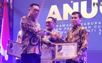 Bawaslu Kabupaten Pekalongan Raih Penghargaan Pengelolaan Barang Dugaan Pelanggaran Terbaik
