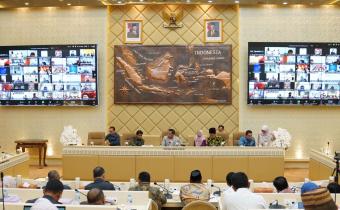 Suasana Rapat Dengar Pendapat (RDP) di Ruang Rapat Komisi II DPR RI, Jakarta, Senin (7/7/2025)/Foto: Publikasi dan Pemberitaan Bawaslu
